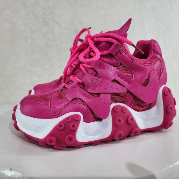 PINK - Carambola 02 Sneaker Wedges By Anthony Wang - Picture 1 of 9